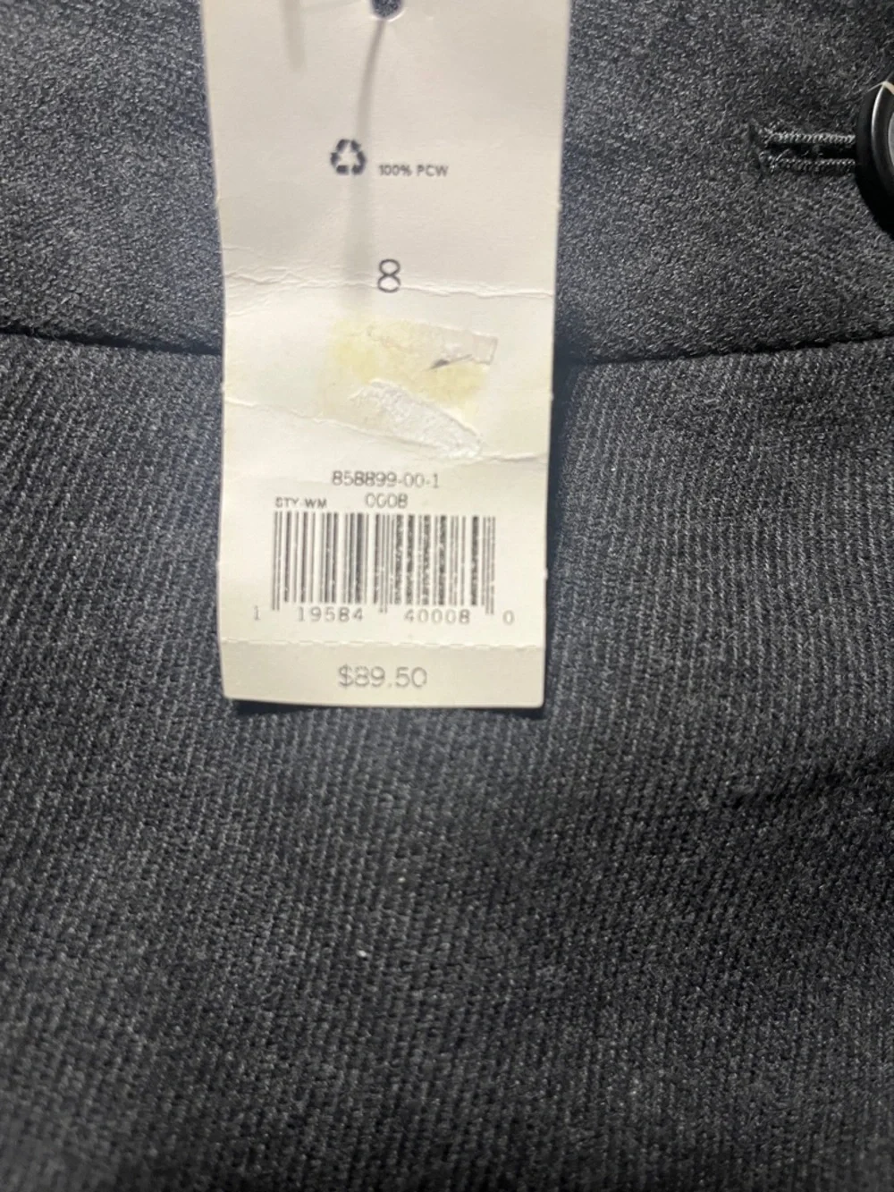 Banana Republic Black Button-Front A-Line Skirt - Picture 6 of 6